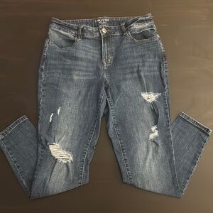 Maurice's Distressed Jeggingg